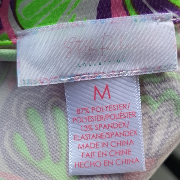 Stella Parker Floral Green and Pink Dress - Picture 7 of 7